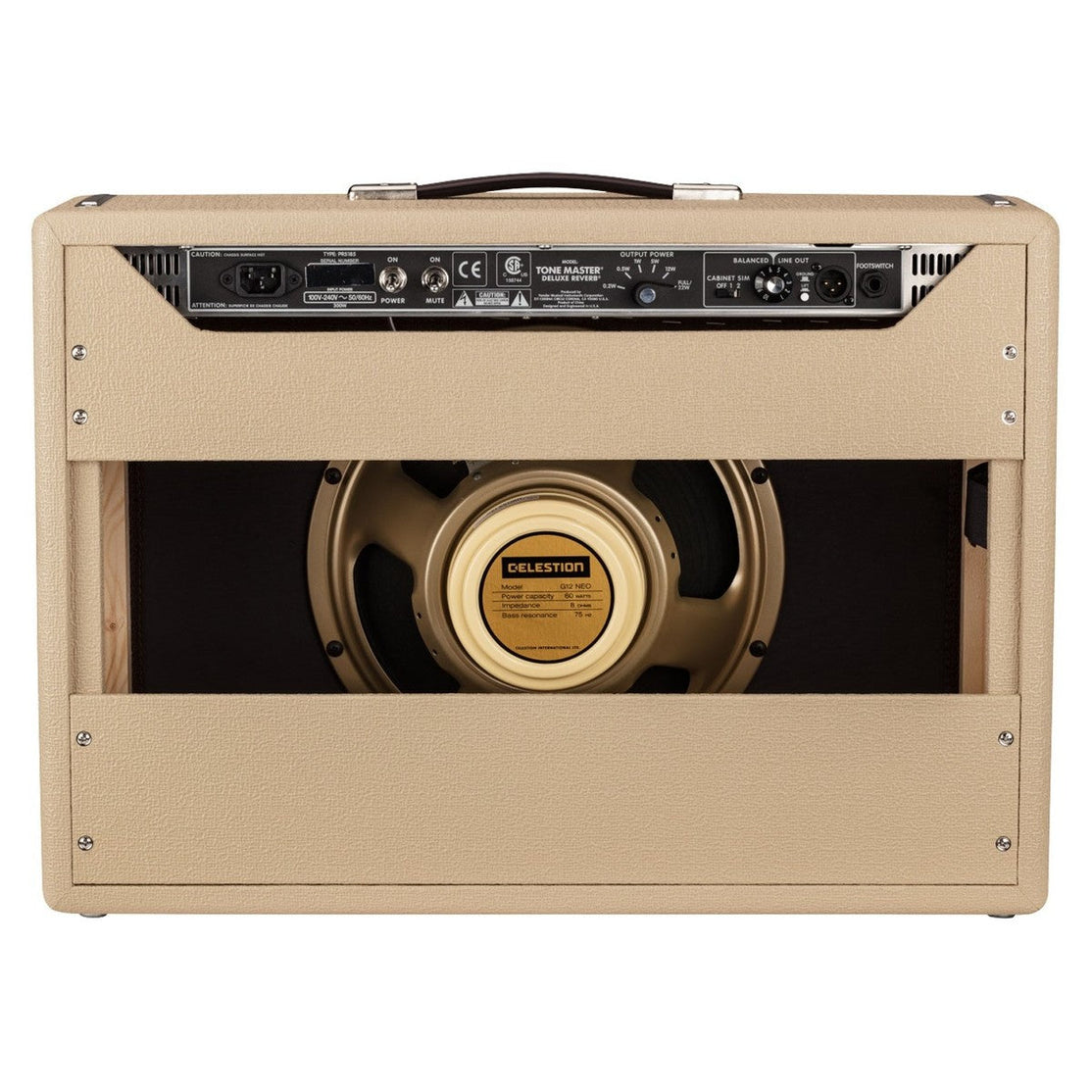 Amplifier Guitar Fender Tone Master Deluxe Reverb Blonde, 230V UK - Combo-Mai Nguyên Music