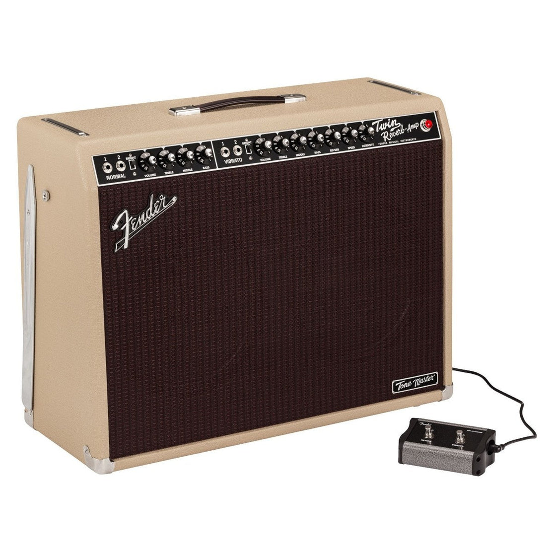Amplifier Guitar Fender Tone Master Twin Reverb Blonde, 230V UK - Combo-Mai Nguyên Music