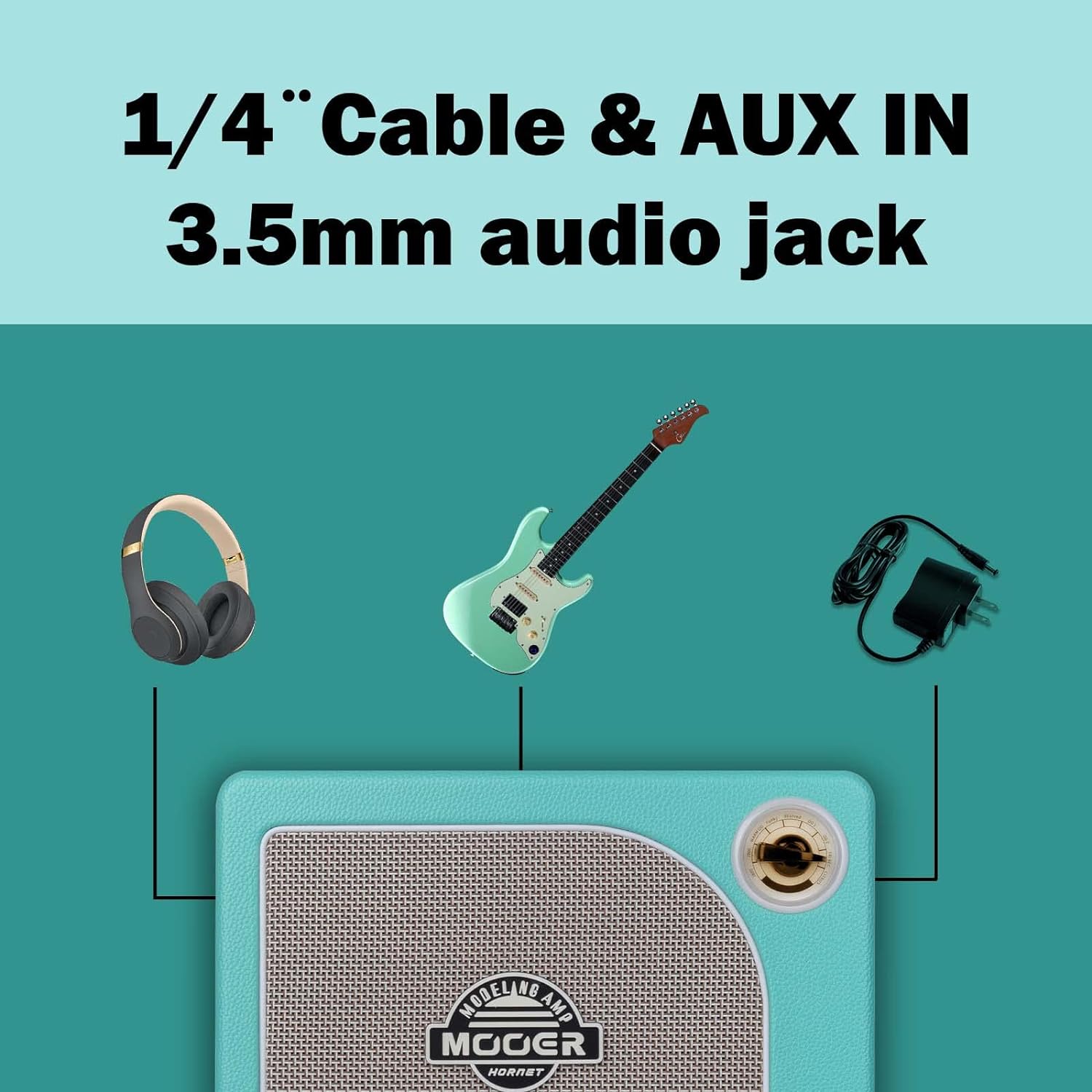 Amplifier Guitar Mooer Hornet 15 - Combo-Mai Nguyên Music