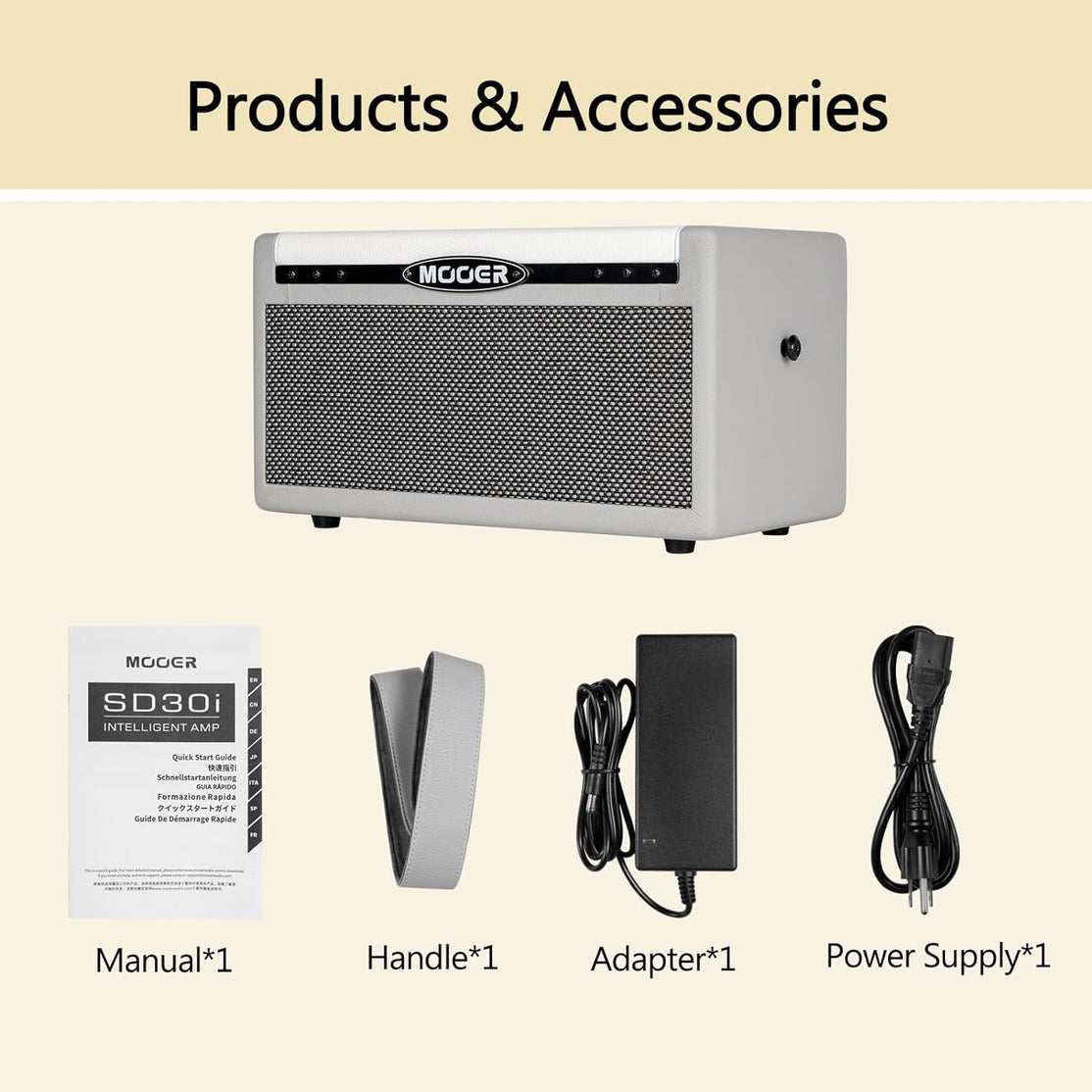 Amplifier Guitar Mooer SD30i - Combo-Mai Nguyên Music