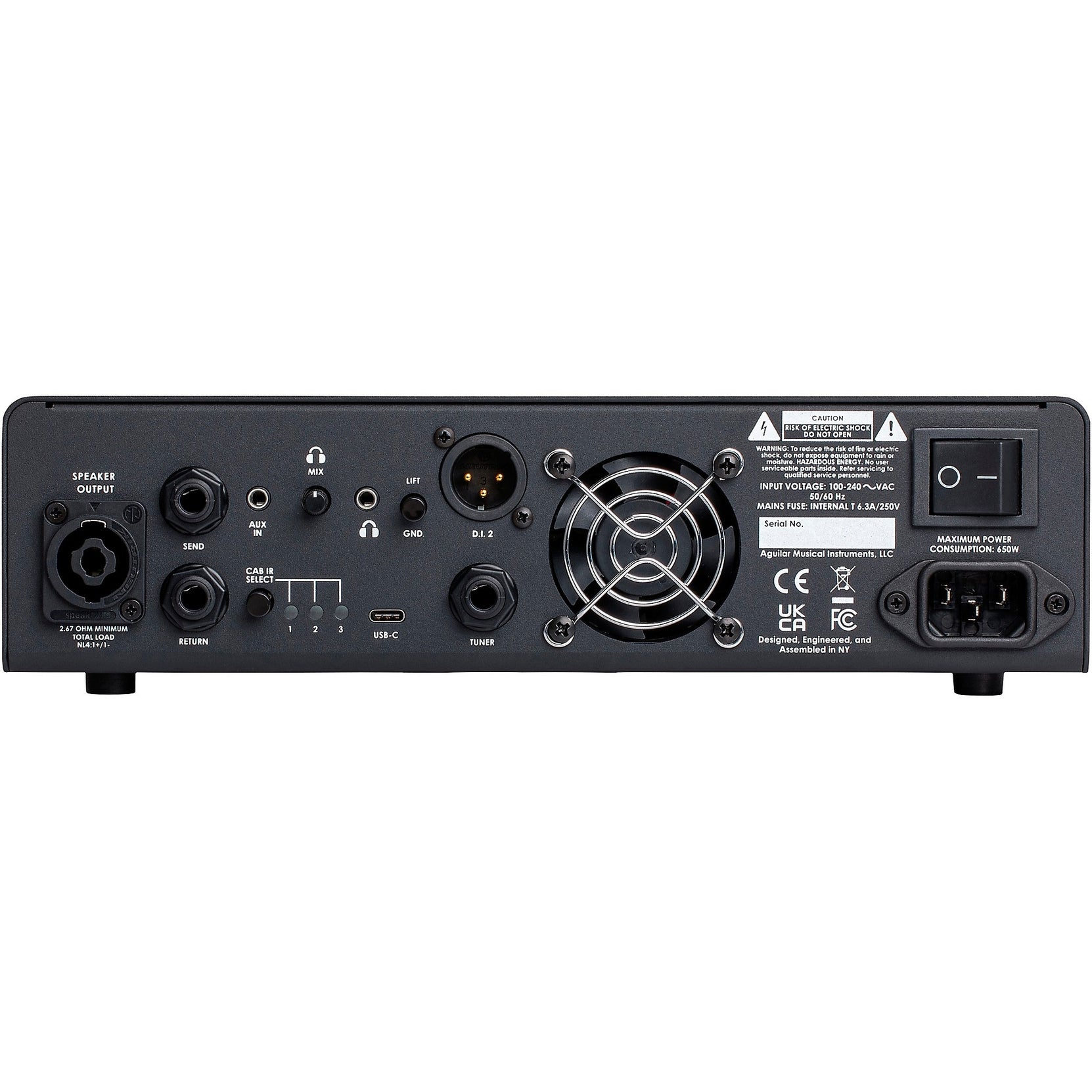 Amplifier Head Bass Aguilar TH500V2 Tone Hammer Gen 2 500-watt-Mai Nguyên Music