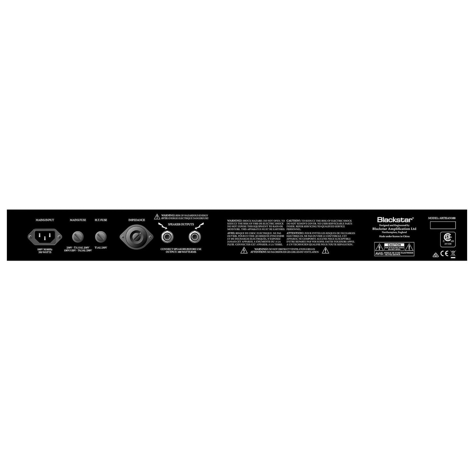 Amplifier Head Blackstar Artisan 100 100-watt Handwired-Mai Nguyên Music
