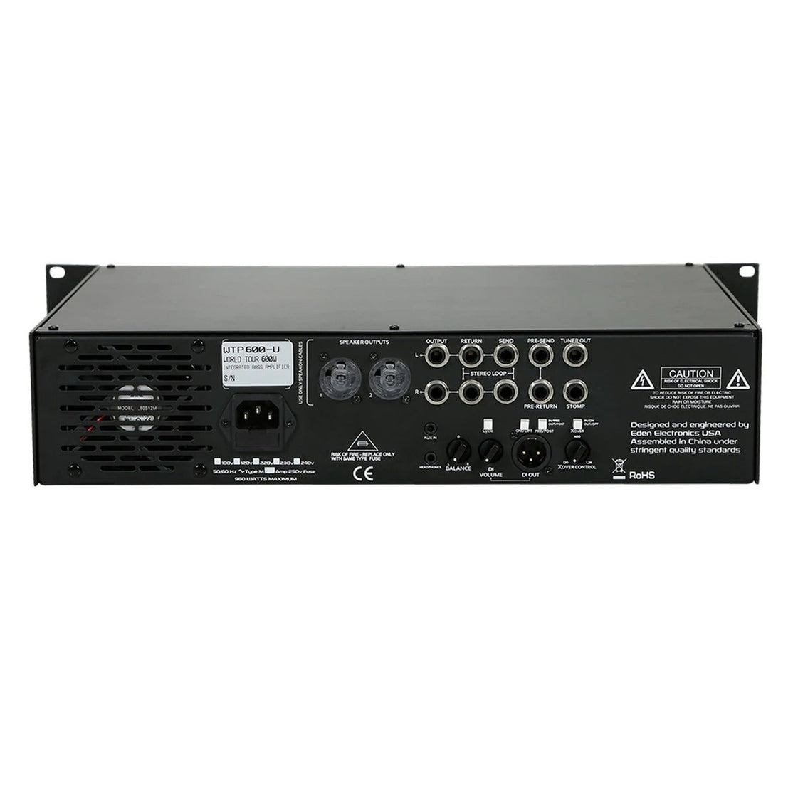 Amplifier Head Eden World Tour Pro WTP600-Mai Nguyên Music