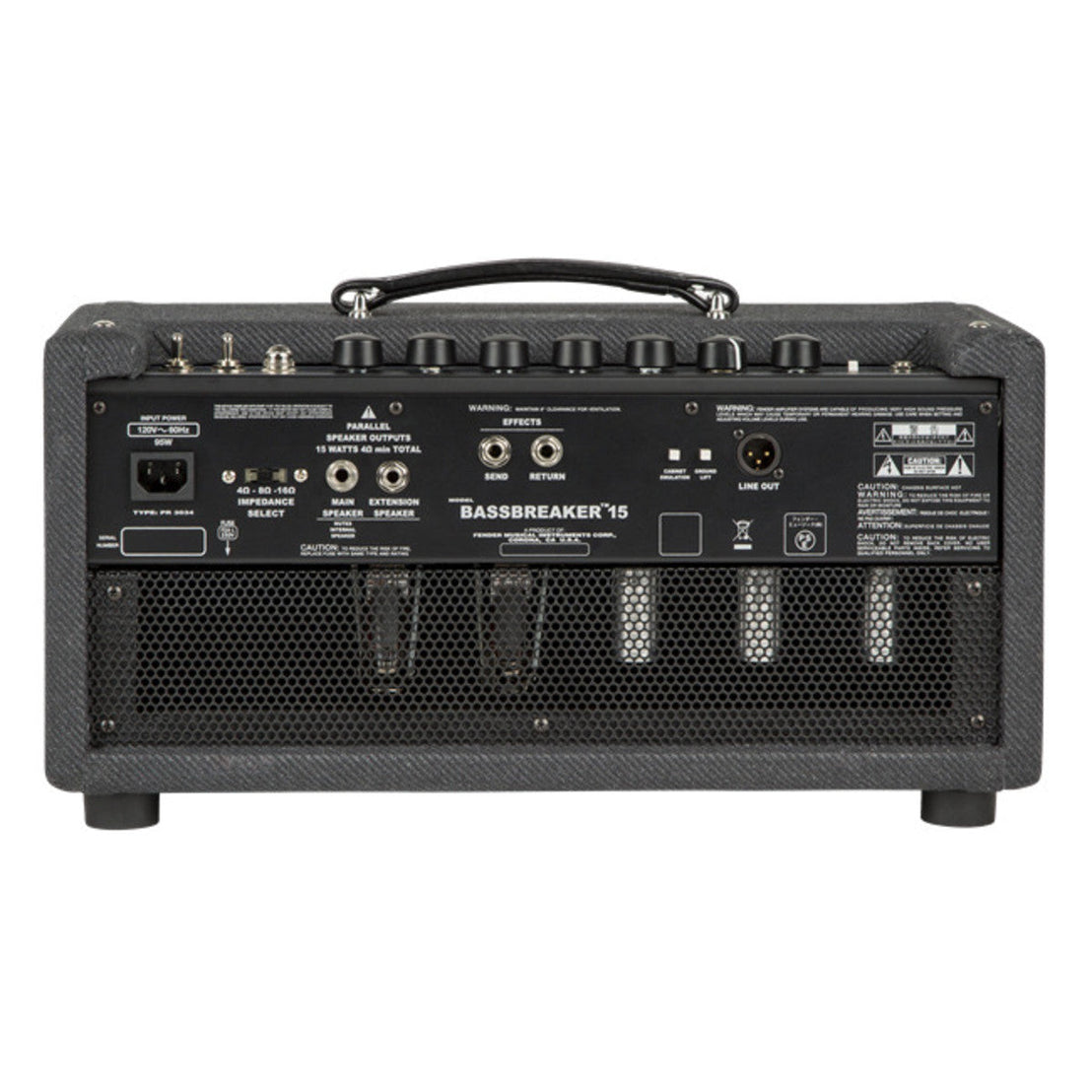 Amplifier Head Tube Fender Bassbreaker 15-Mai Nguyên Music