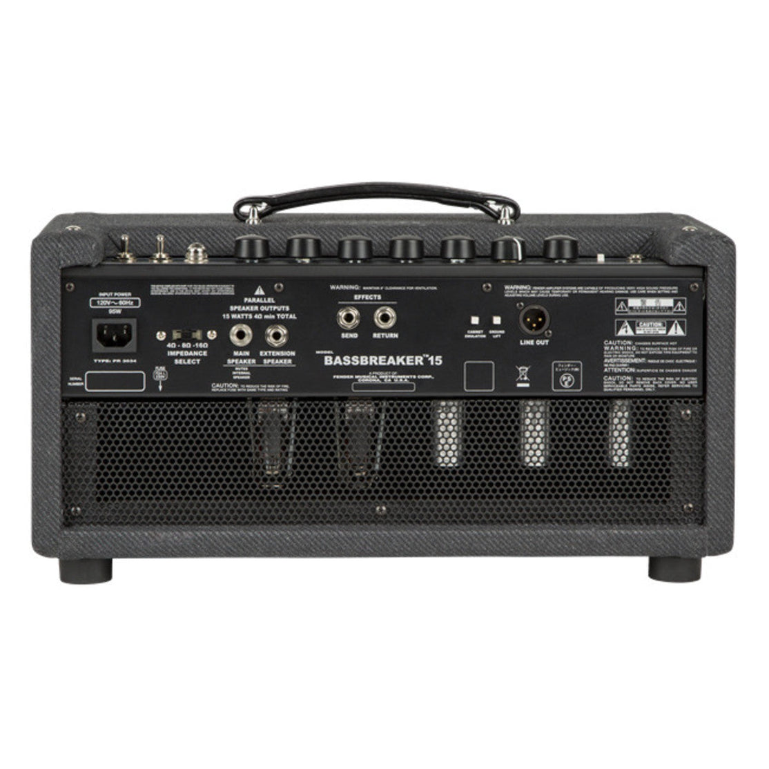 Amplifier Head Tube Fender Bassbreaker 15-Mai Nguyên Music