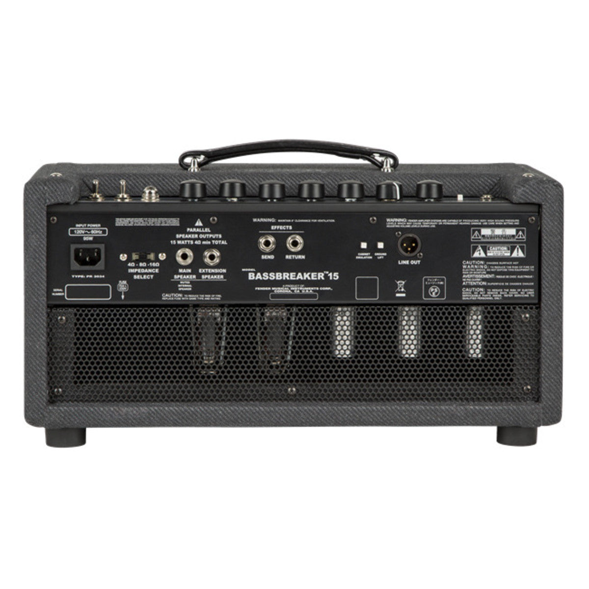 Amplifier Head Tube Fender Bassbreaker 15-Mai Nguyên Music