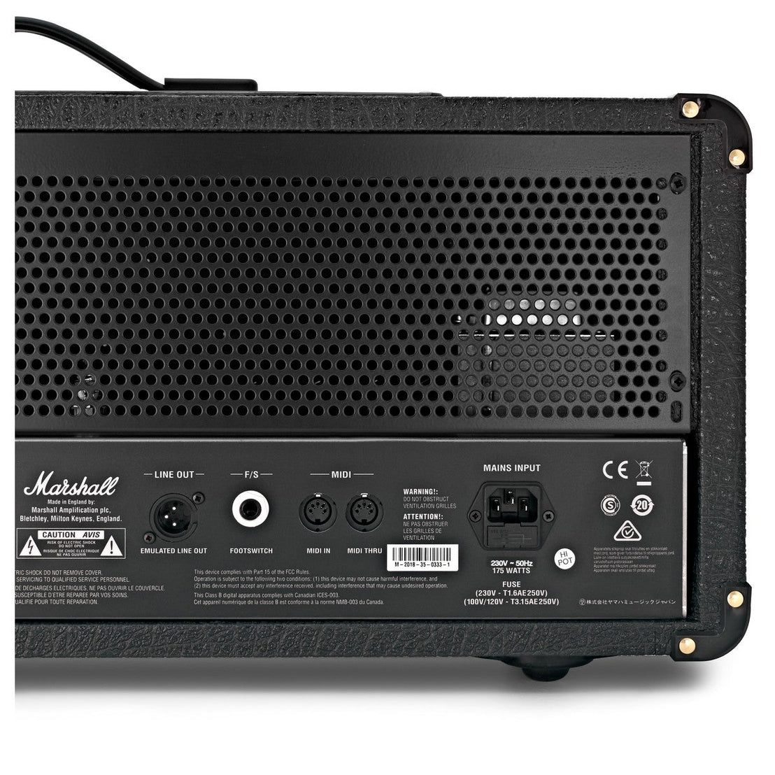 Amplifier Head Tube Guitar Marshall JVM205H 2x12 50W-Mai Nguyên Music
