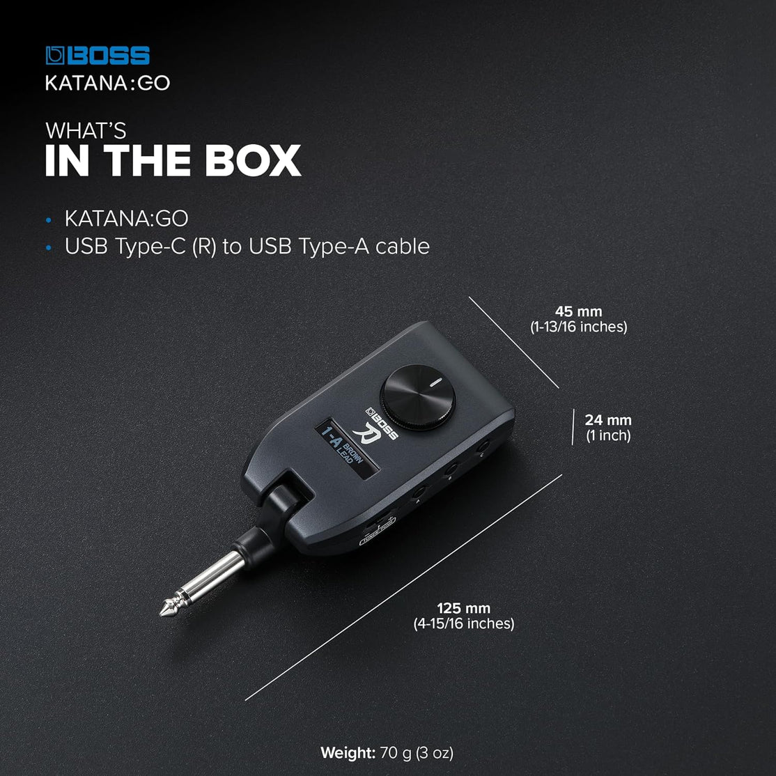 Amplifier Headphone Boss Katana GO Mini-Mai Nguyên Music