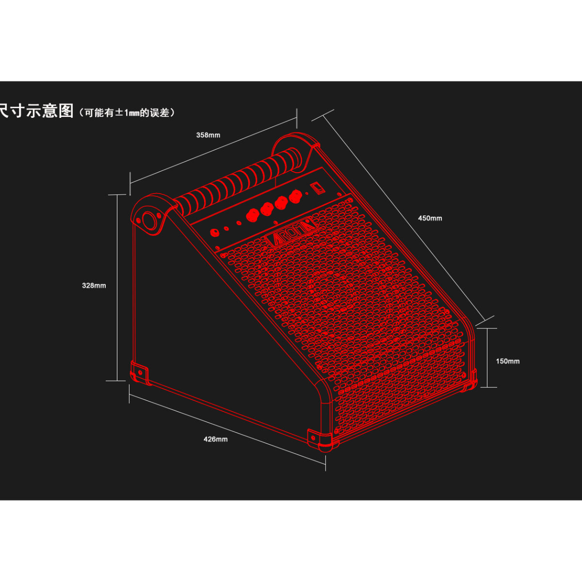 Amplifier Trống Điện Aroma ADX-40-Mai Nguyên Music