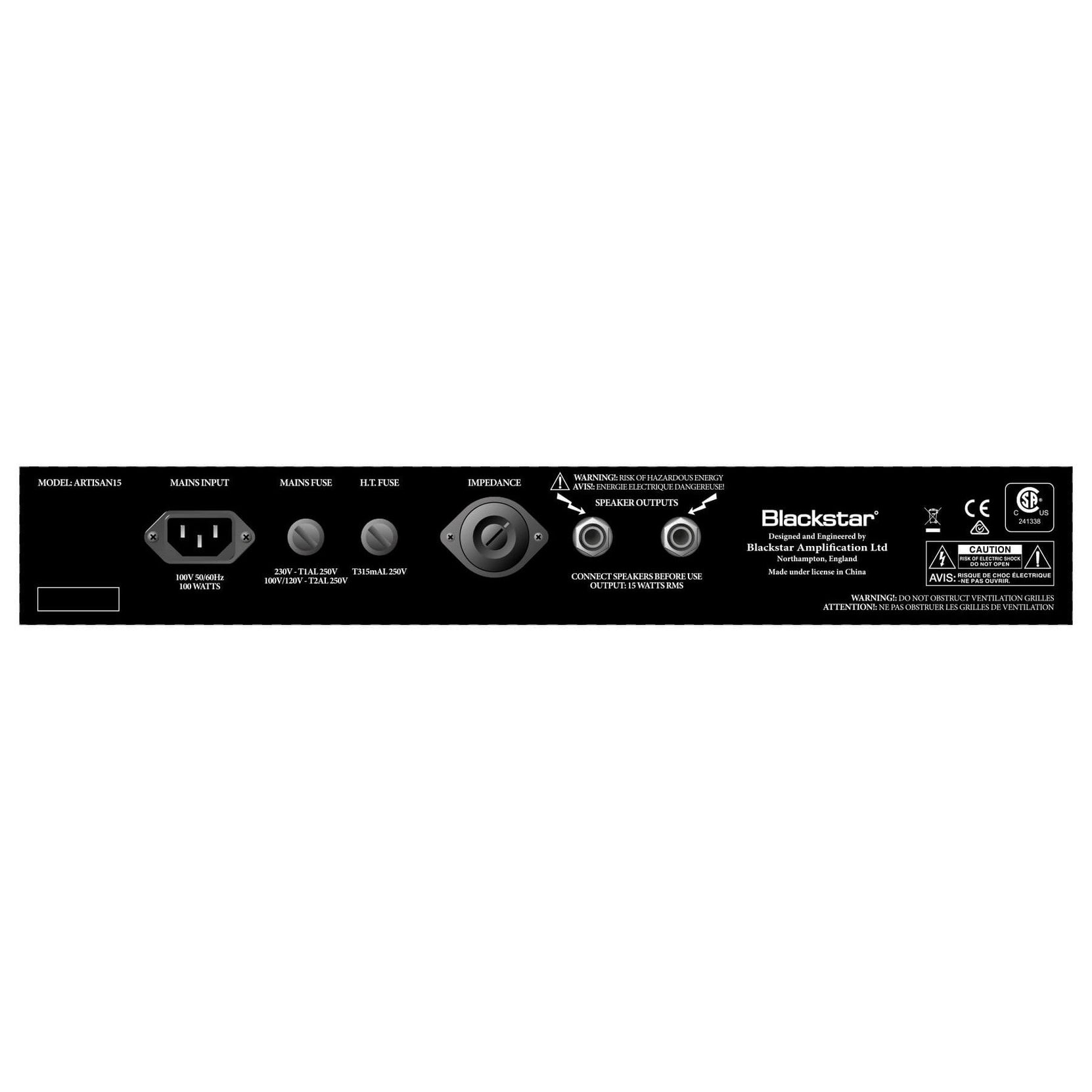 Amplifier Tube Blackstar Artisan 15 1x12" 15-watt - Combo-Mai Nguyên Music