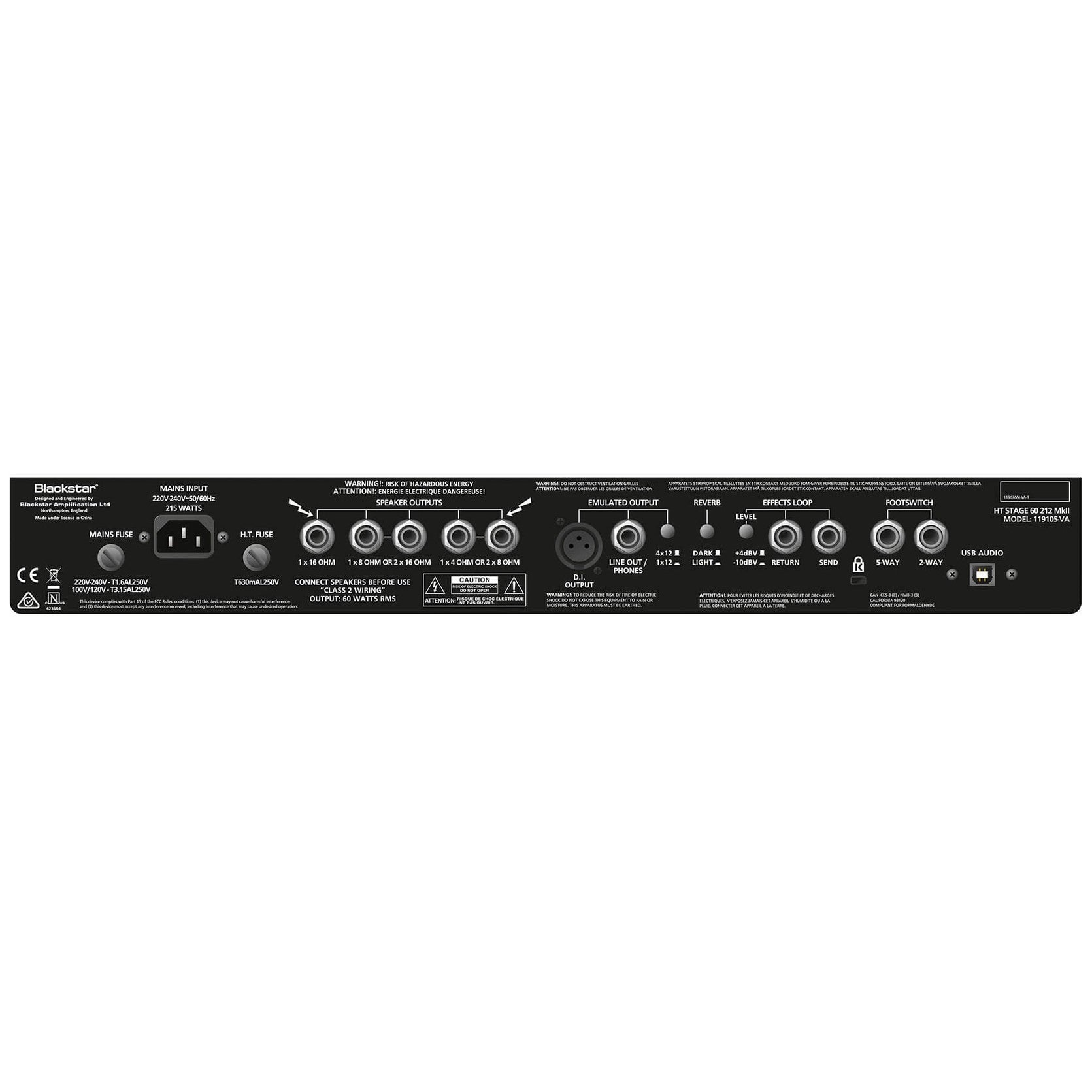 Amplifier Tube Blackstar HT Stage 60 212 MkII 2x12" 60-watt - Combo-Mai Nguyên Music