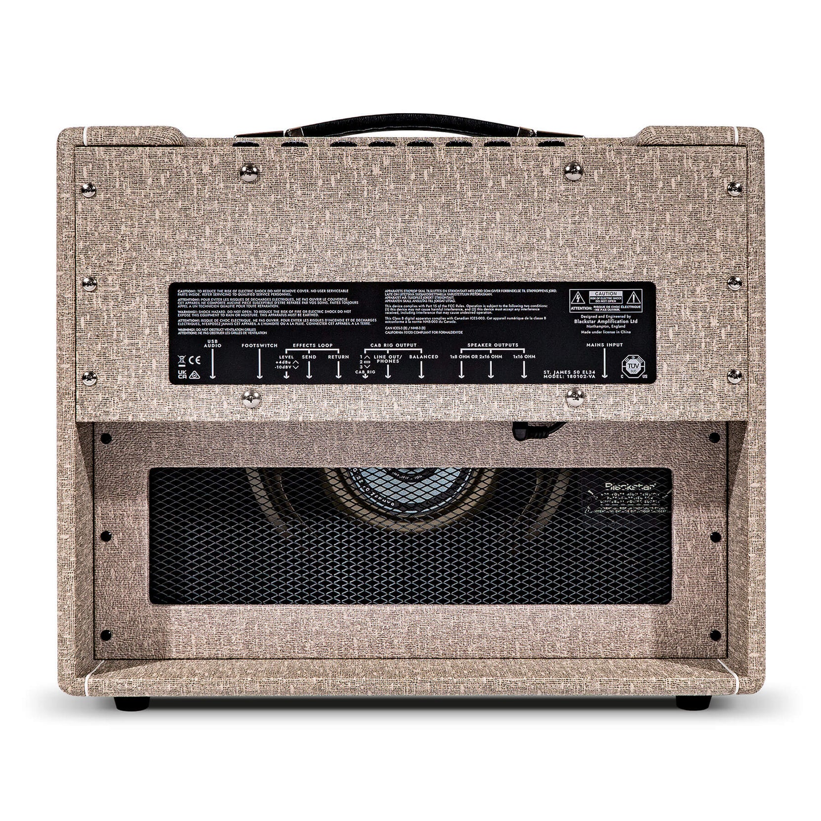 Amplifier Tube Blackstar St. James 50 EL34 1x12" 50-watt - Combo-Mai Nguyên Music