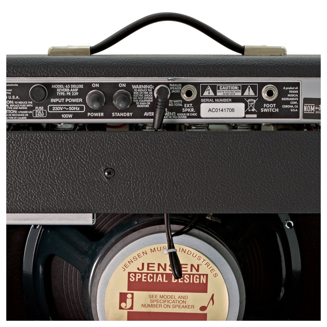 Amplifier Tube Guitar Fender American Vintage 65 Deluxe Reverb Limited Edition, 230V EU - Combo-Mai Nguyên Music
