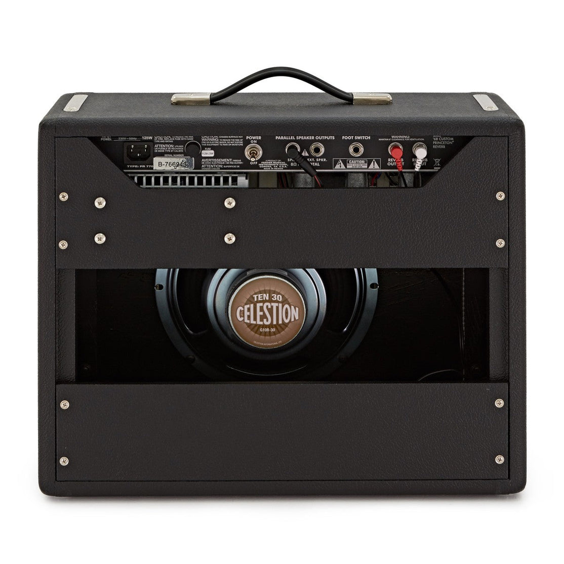 Amplifier Tube Guitar Fender Vintage Modified 68 Custom Princeton Reverb, UK - Combo-Mai Nguyên Music