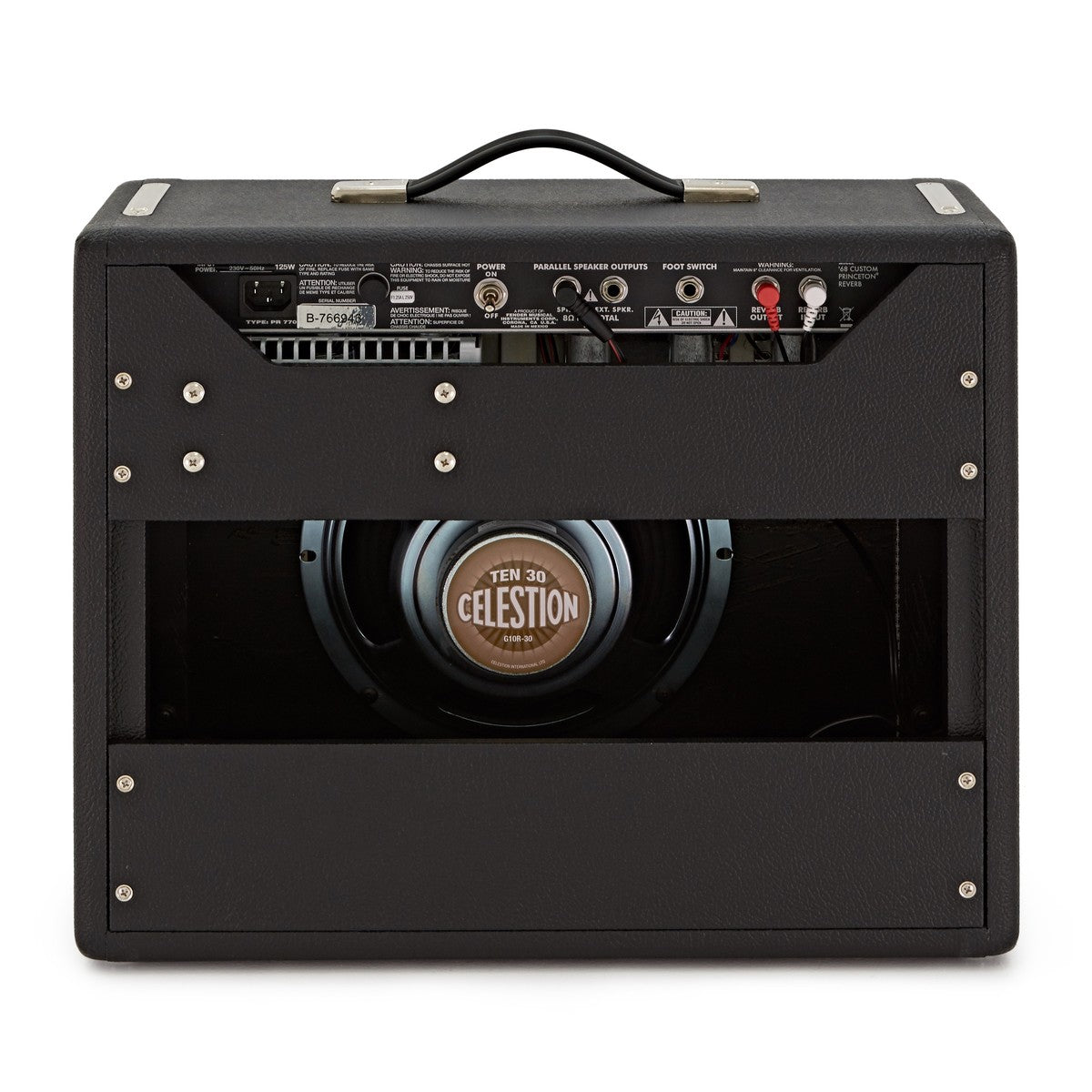 Amplifier Tube Guitar Fender Vintage Modified 68 Custom Princeton Reverb, UK - Combo-Mai Nguyên Music