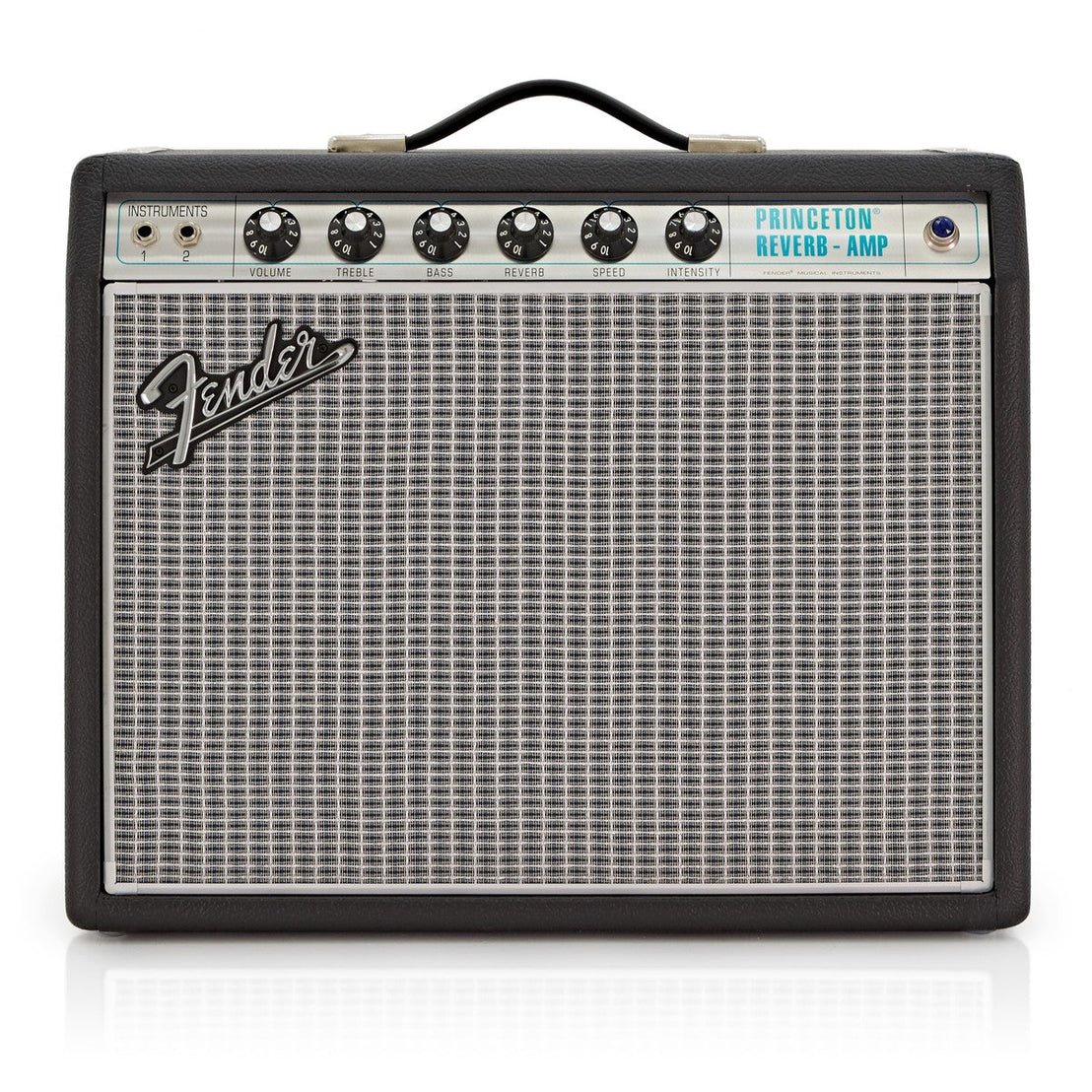 Amplifier Tube Guitar Fender Vintage Modified 68 Custom Princeton Reverb, UK - Combo-Mai Nguyên Music