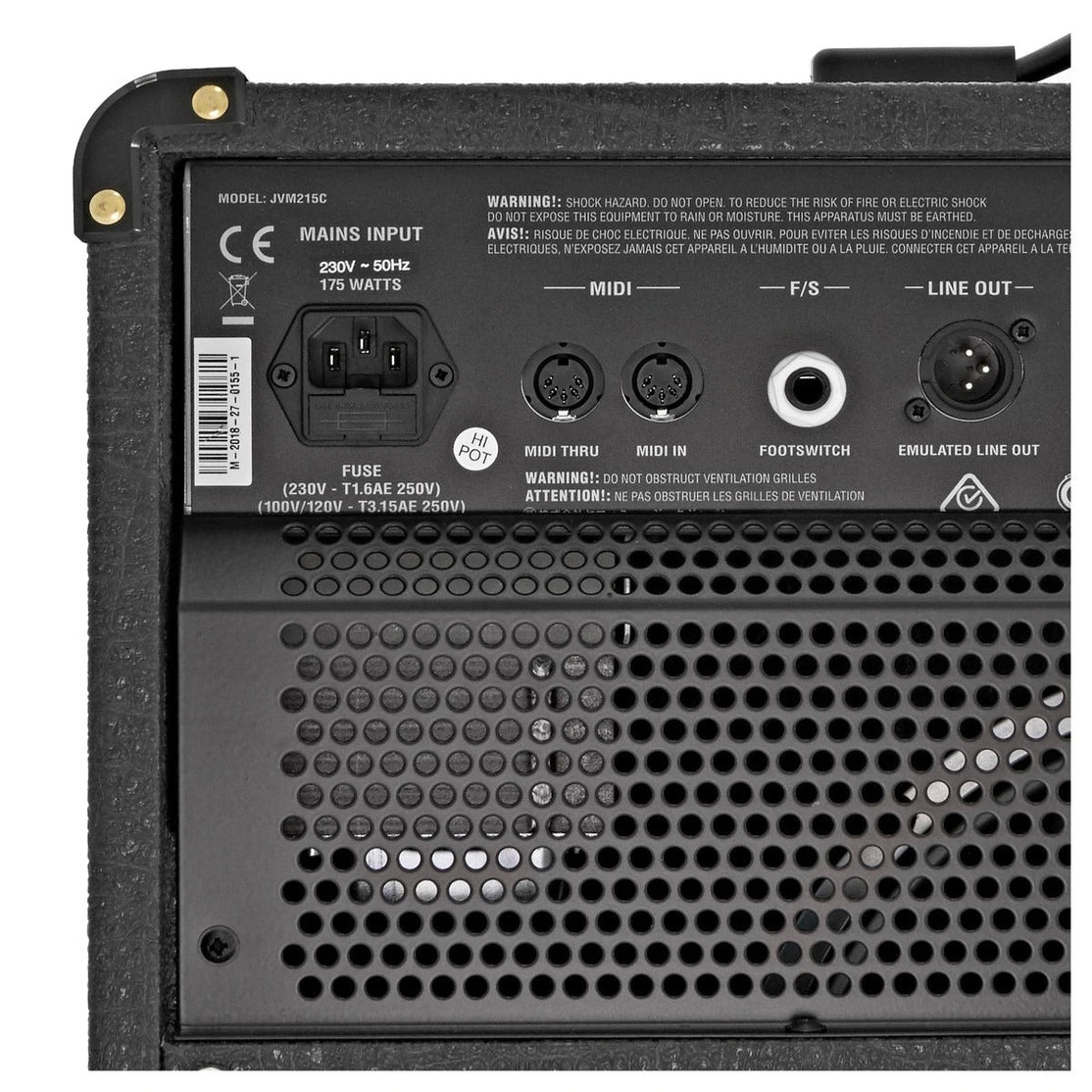 Amplifier Tube Guitar Marshall JVM215C 1x12 50W - Combo-Mai Nguyên Music