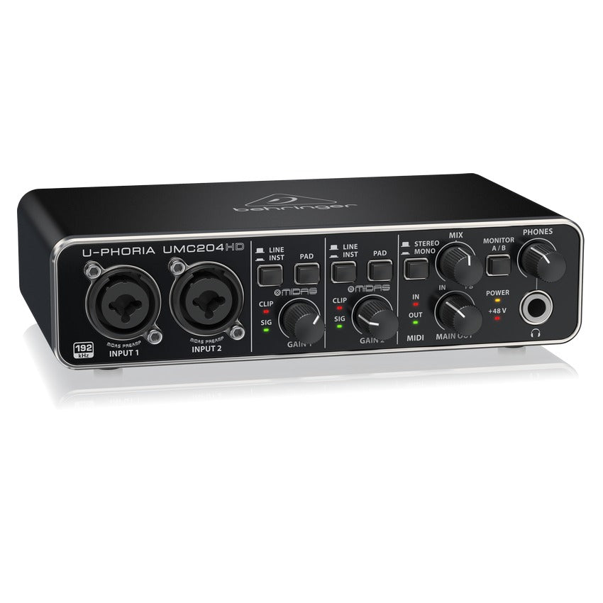 Audio Interface Behringer U-Phoria UMC-204HD-Mai Nguyên Music