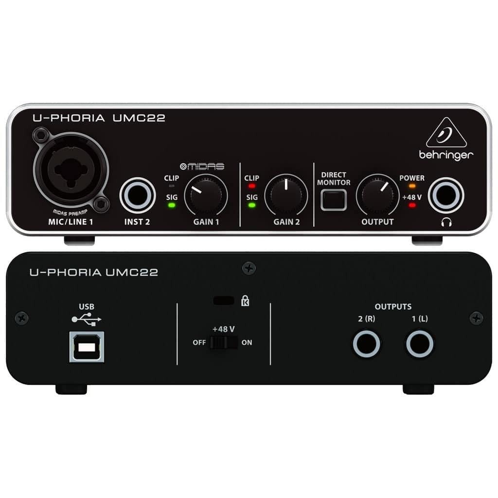 Audio Interface Behringer U-Phoria UMC-22-Mai Nguyên Music