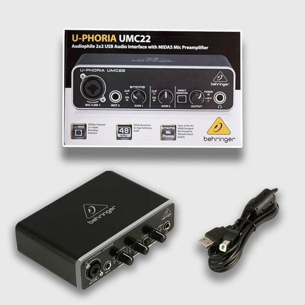 Audio Interface Behringer U-Phoria UMC-22-Mai Nguyên Music