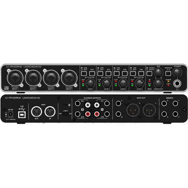 Audio Interface Behringer U-PHORIA UMC404HD-Mai Nguyên Music