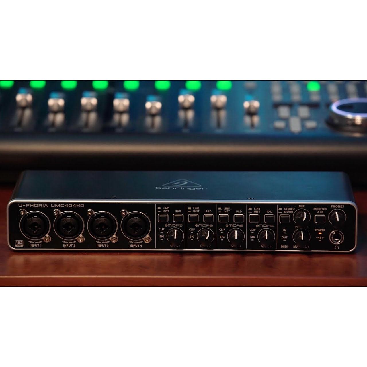 Audio Interface Behringer U-PHORIA UMC404HD-Mai Nguyên Music
