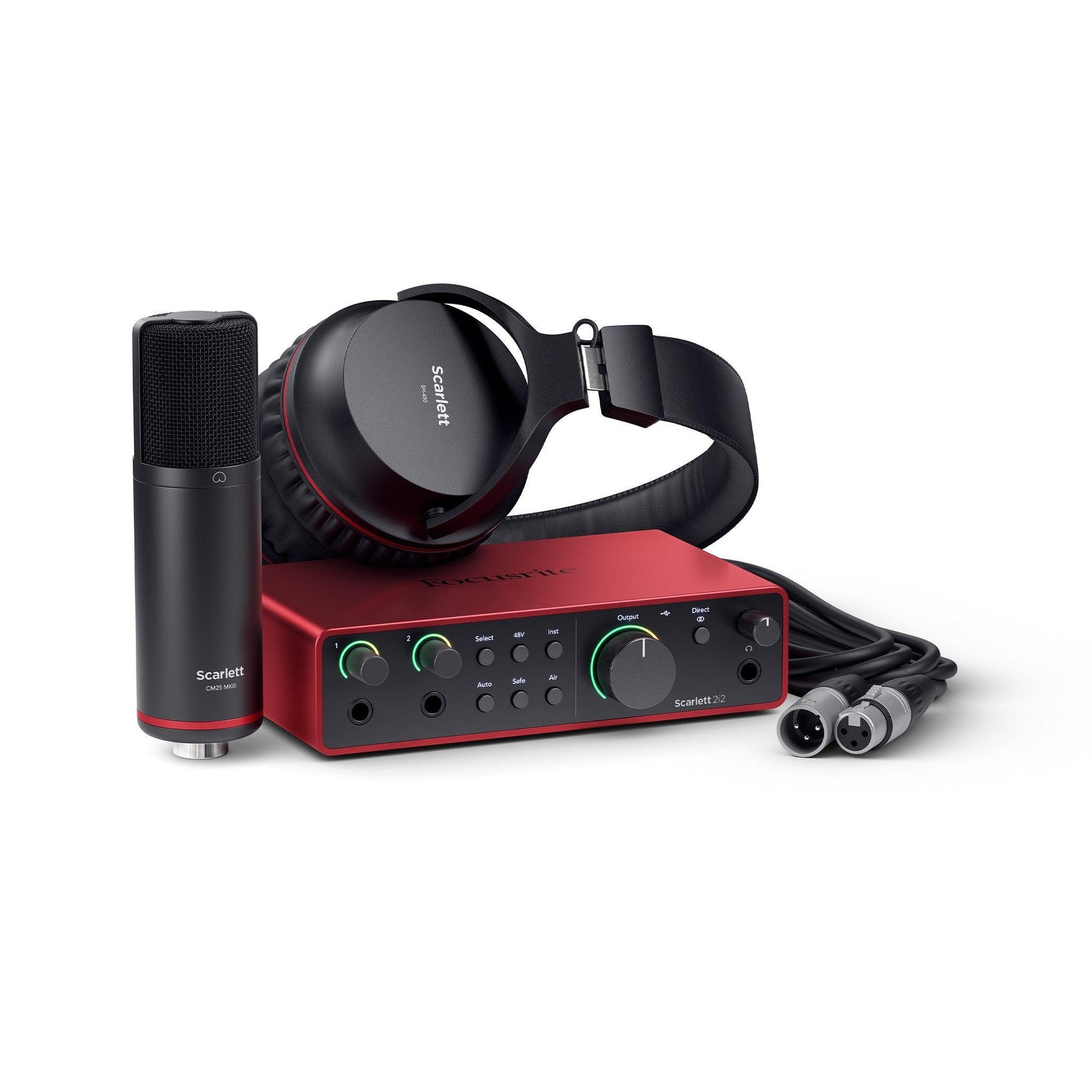 Audio Interface Focusrite Scarlett 2i2 Gen 4, Pack-Mai Nguyên Music