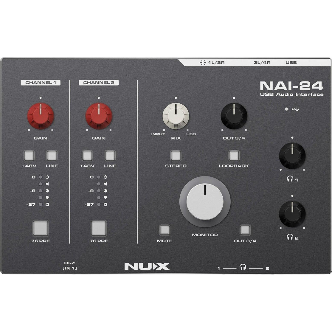 Audio Interface Nux NAI-24-Mai Nguyên Music