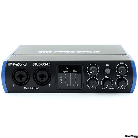 Audio Interface PreSonus Studio 24C-Mai Nguyên Music