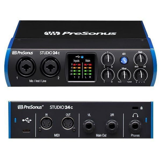 Audio Interface PreSonus Studio 24C-Mai Nguyên Music
