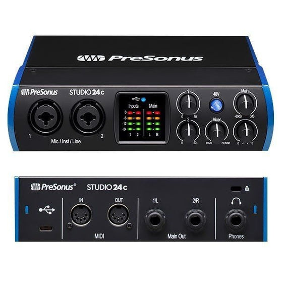 Audio Interface PreSonus Studio 24C-Mai Nguyên Music