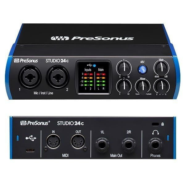 Audio Interface PreSonus Studio 24C-Mai Nguyên Music