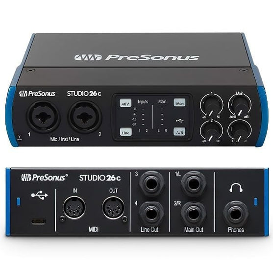 Audio Interface PreSonus Studio 26C-Mai Nguyên Music