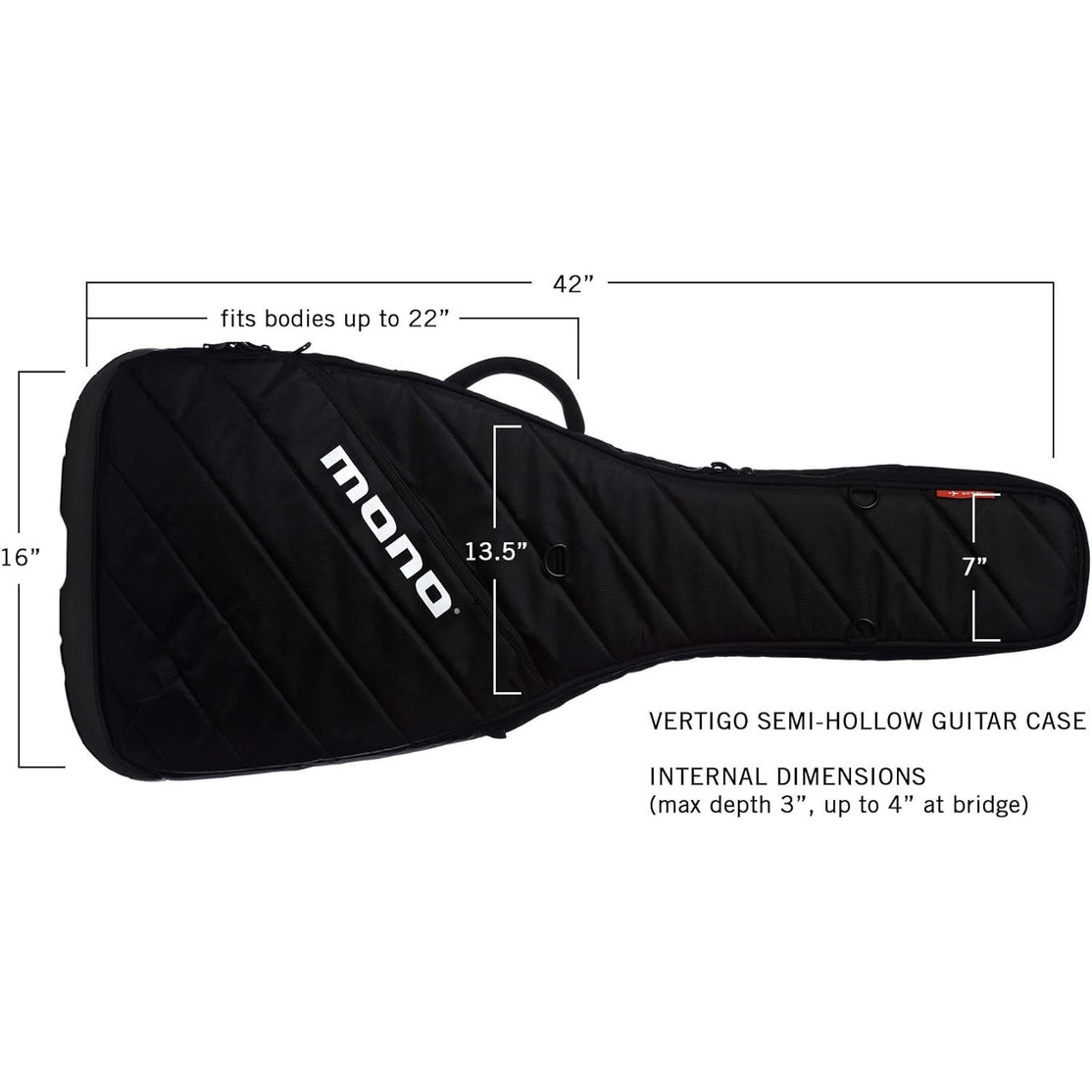 Bao Đàn Guitar Điện Mono Vertigo Ultra Semi-Hollow-Mai Nguyên Music