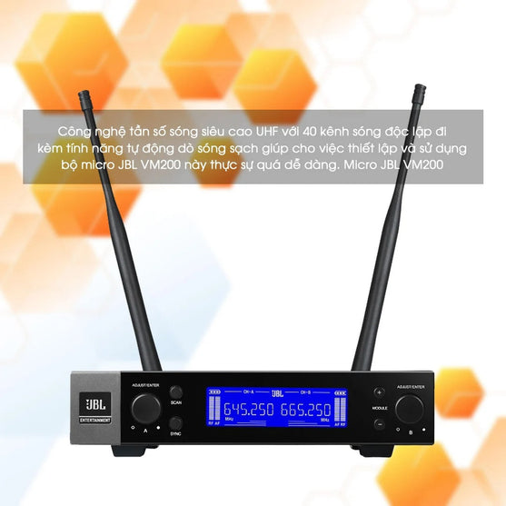 Bộ Micro Không Dây JBL VM200-Mai Nguyên Music