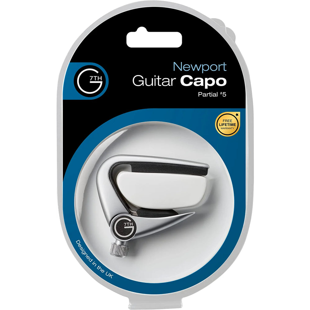 Capo Đàn Guitar G7th Newport 5 String Partial, Silver-Mai Nguyên Music