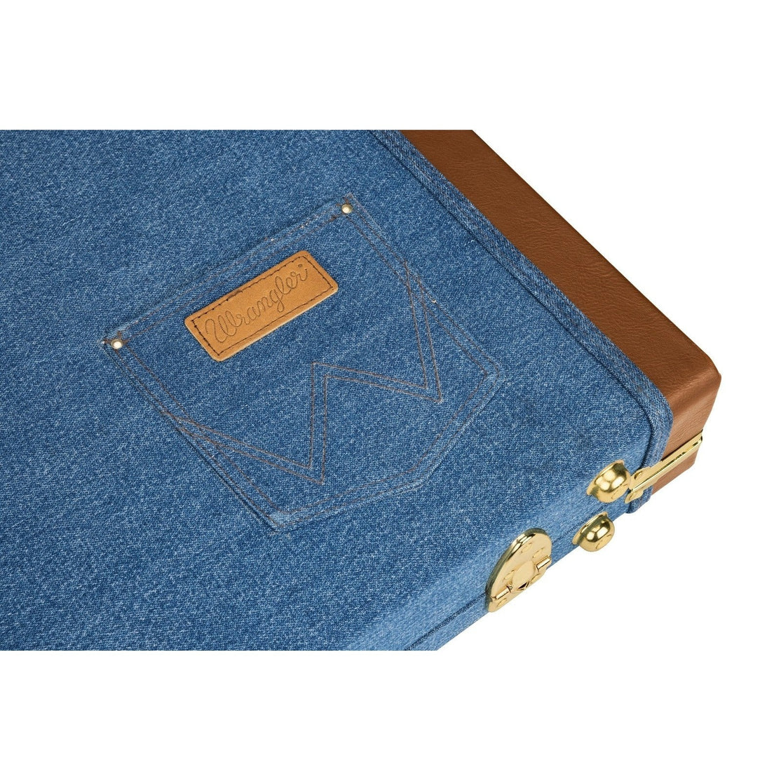 Case Đàn Guitar Điện Fender Fender Wrangler Denim, Stratocaster/Telecaster Case-Mai Nguyên Music