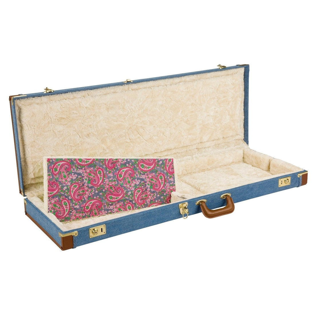 Case Đàn Guitar Điện Fender Fender Wrangler Denim, Stratocaster/Telecaster Case-Mai Nguyên Music