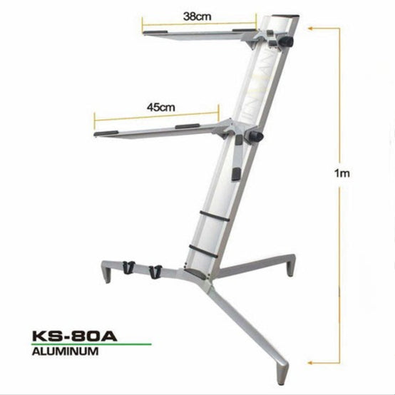 Chân Đàn Organ 2 Tầng KS-80A/KS-80B-Mai Nguyên Music