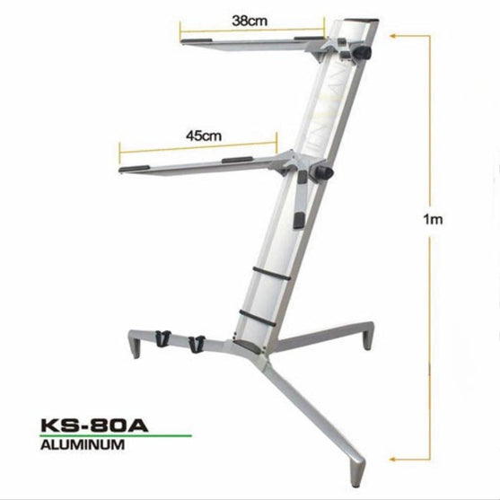 Chân Đàn Organ 2 Tầng KS-80A/KS-80B-Mai Nguyên Music