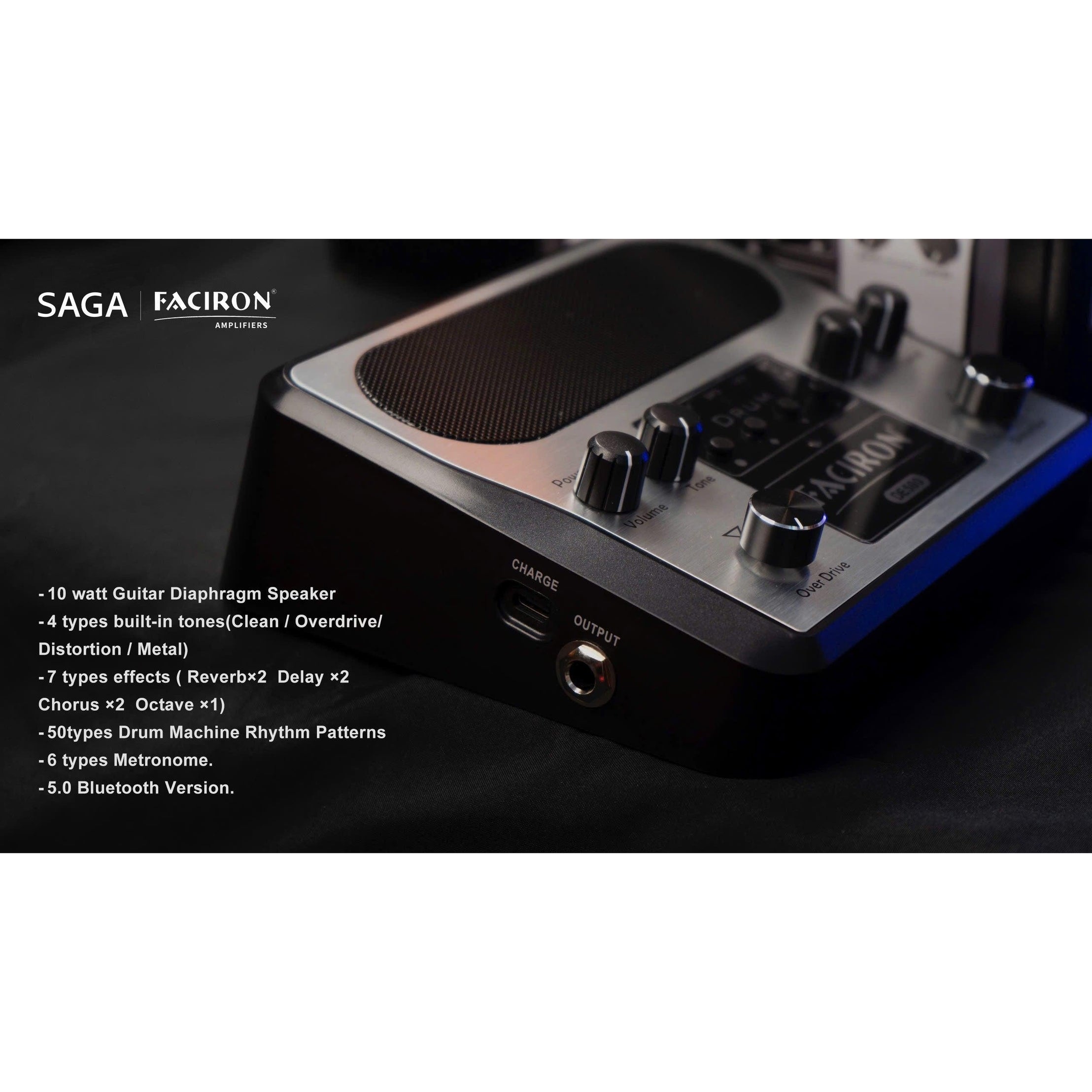 Combo Đàn Guitar Điện Mantic MST100 & Faciron DE500-Mai Nguyên Music