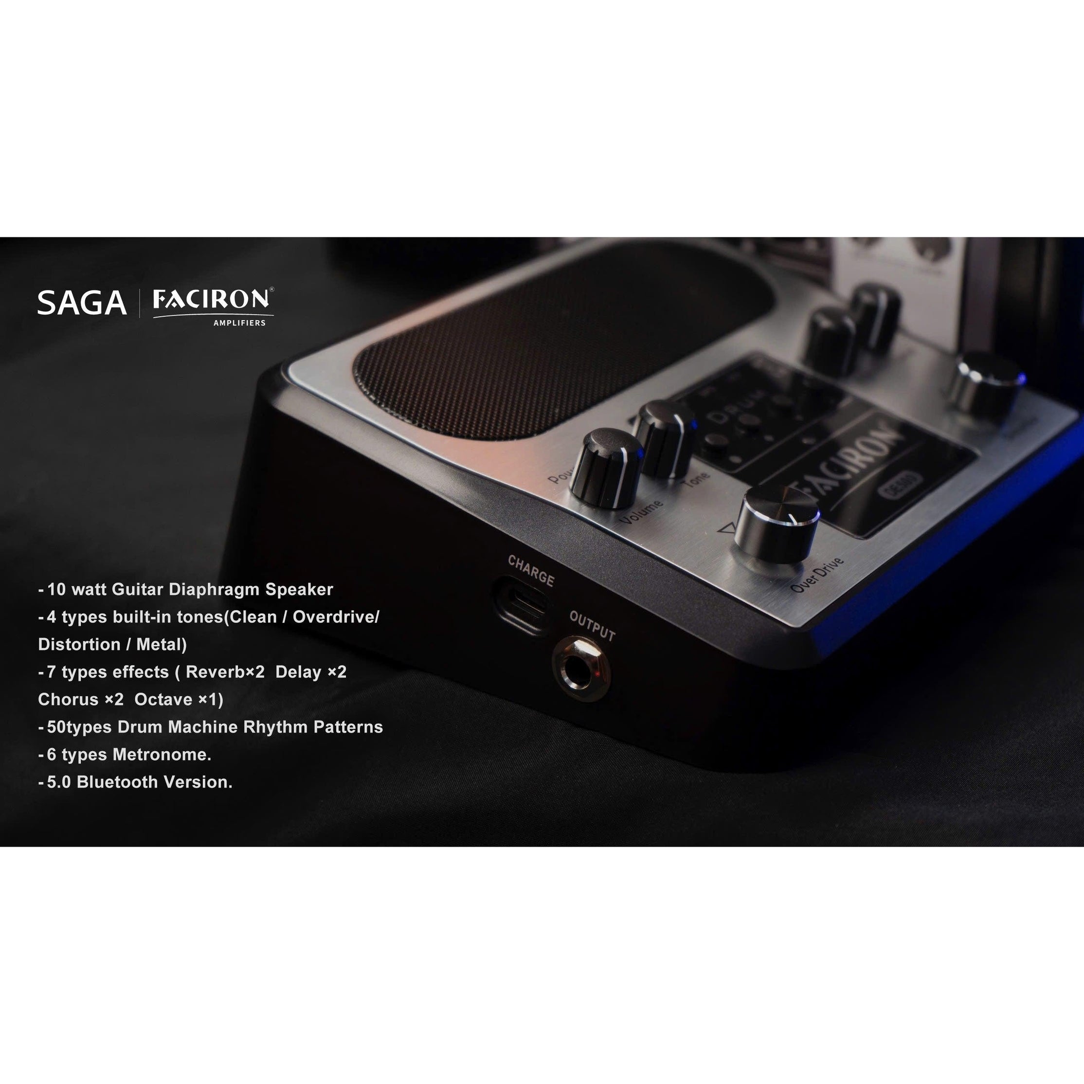 Combo Đàn Guitar Điện Mantic MST100 & Faciron DE500-Mai Nguyên Music