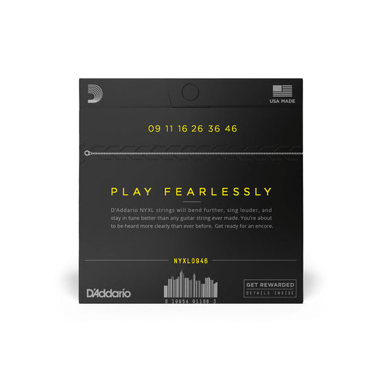 D'Addario NYXL0946 Nickel Wound Electric Guitar Strings, 09-46-Mai Nguyên Music