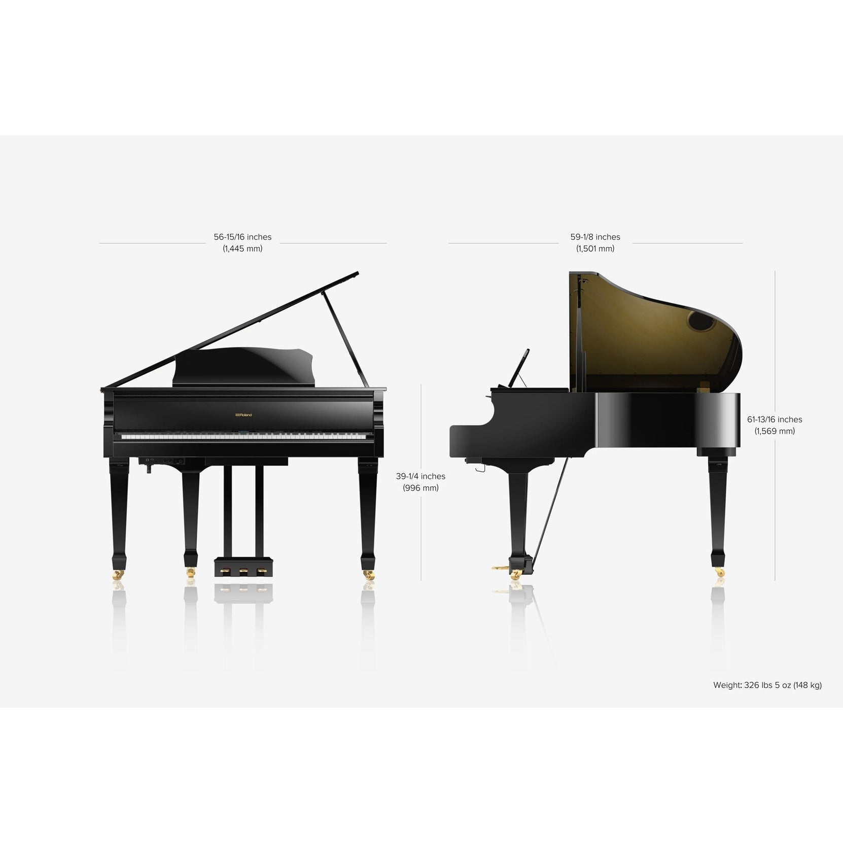 Đàn Grand Piano Roland GP609-Mai Nguyên Music