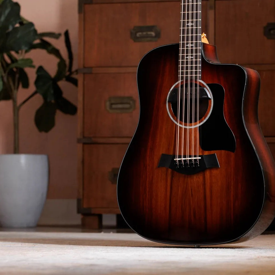 Đàn Guitar Acoustic 10-dây Taylor 260ce-K DLX Bajo Quinto - Shaded Edgeburst-Mai Nguyên Music