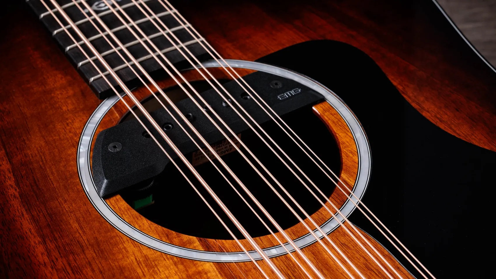 Đàn Guitar Acoustic 10-dây Taylor 260ce-K DLX Bajo Quinto - Shaded Edgeburst-Mai Nguyên Music