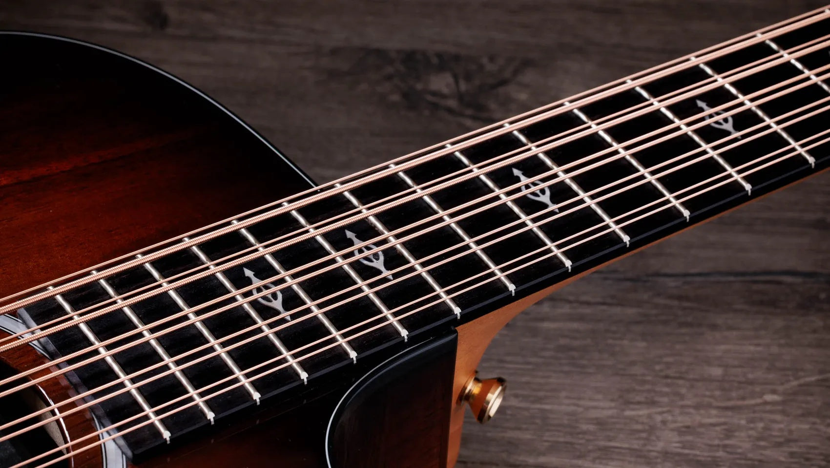 Đàn Guitar Acoustic 10-dây Taylor 260ce-K DLX Bajo Quinto - Shaded Edgeburst-Mai Nguyên Music
