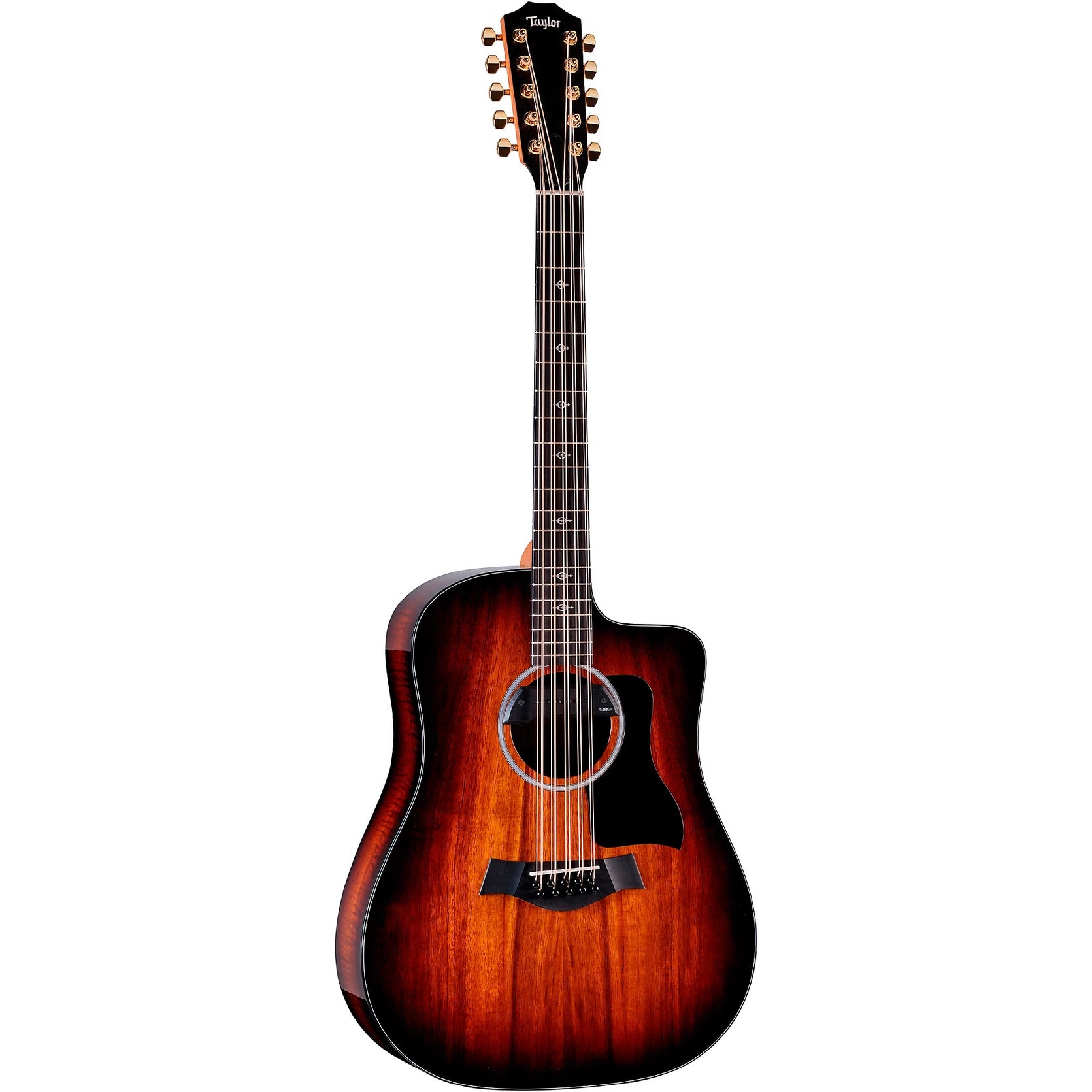 Đàn Guitar Acoustic 10-dây Taylor 260ce-K DLX Bajo Quinto - Shaded Edgeburst-Mai Nguyên Music