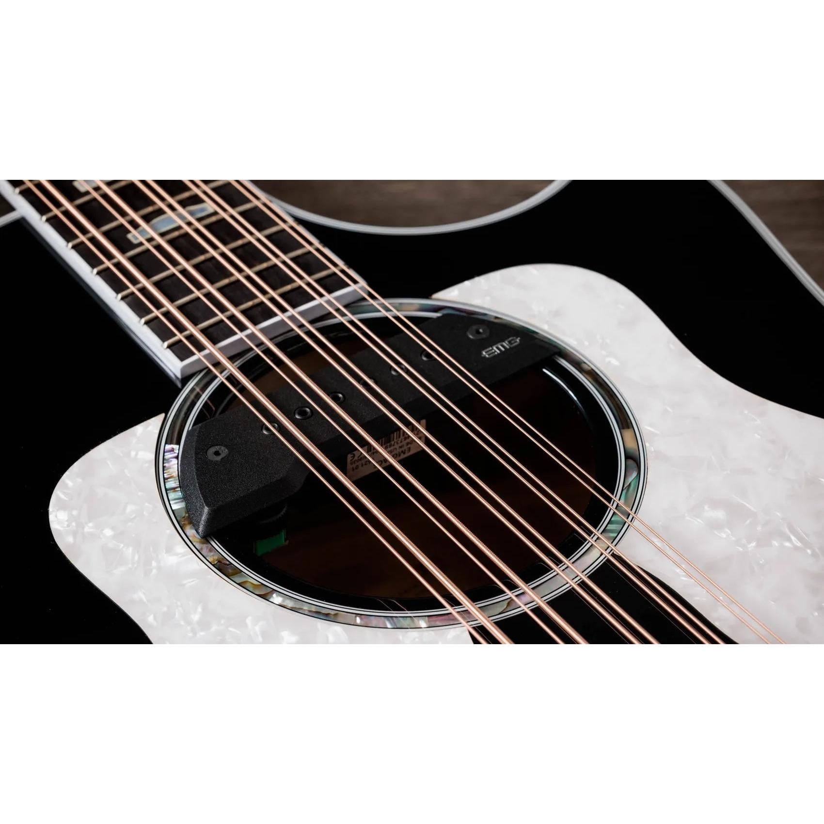 Đàn Guitar Acoustic 10-dây Taylor 657ce Bajo Quinto - Black-Mai Nguyên Music