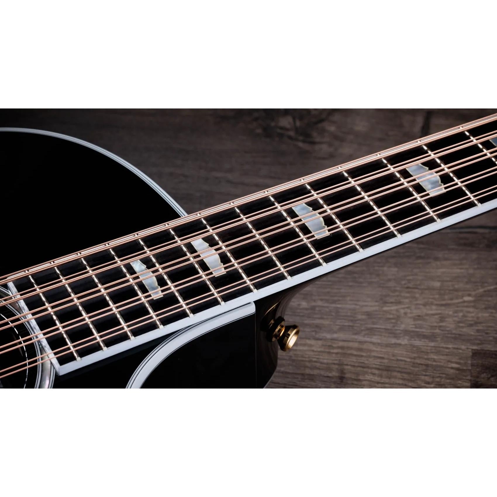 Đàn Guitar Acoustic 10-dây Taylor 657ce Bajo Quinto - Black-Mai Nguyên Music